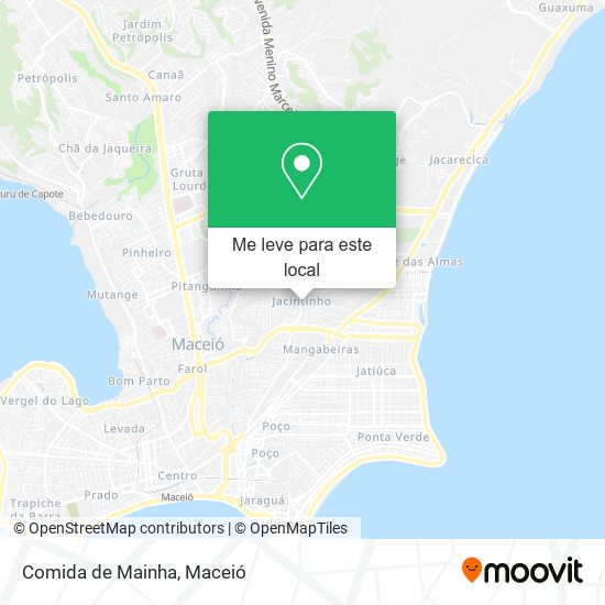 Comida de Mainha mapa