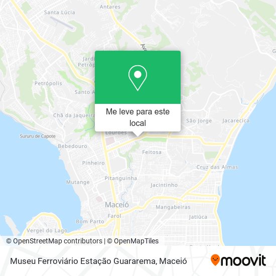 Museu Ferroviário Estação Guararema mapa