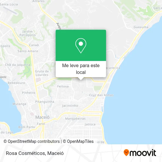 Rosa Cosméticos mapa