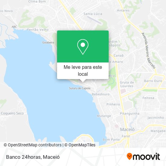 Banco 24horas mapa