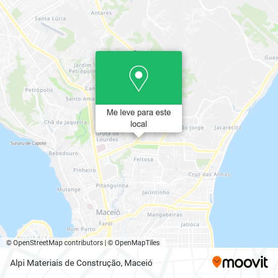 Alpi Materiais de Construção mapa