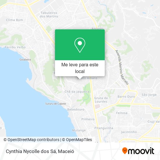 Cynthia Nycolle dos Sá mapa