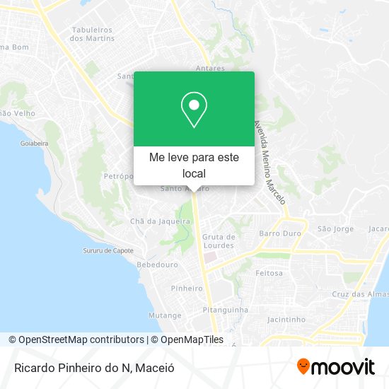 Ricardo Pinheiro do N mapa
