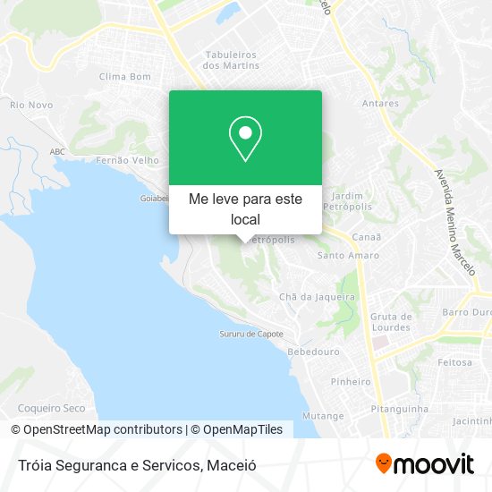 Tróia Seguranca e Servicos mapa