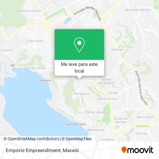 Empório Empreendiment mapa