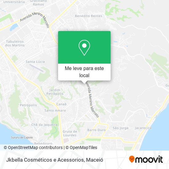 Jkbella Cosméticos e Acessorios mapa