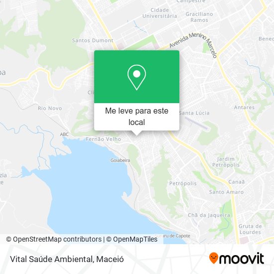 Vital Saúde Ambiental mapa