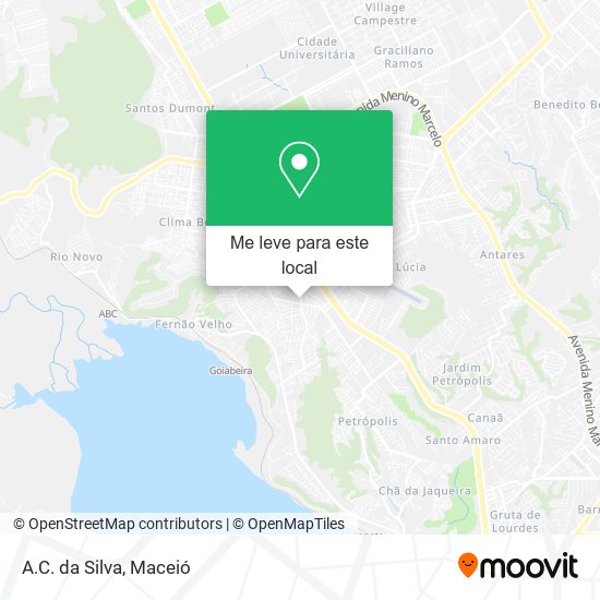 A.C. da Silva mapa