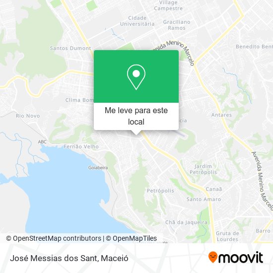 José Messias dos Sant mapa