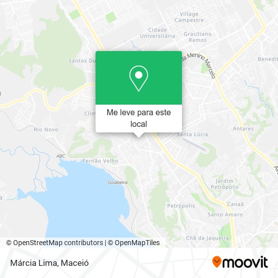 Márcia Lima mapa