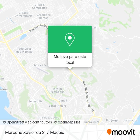 Marcone Xavier da Silv mapa