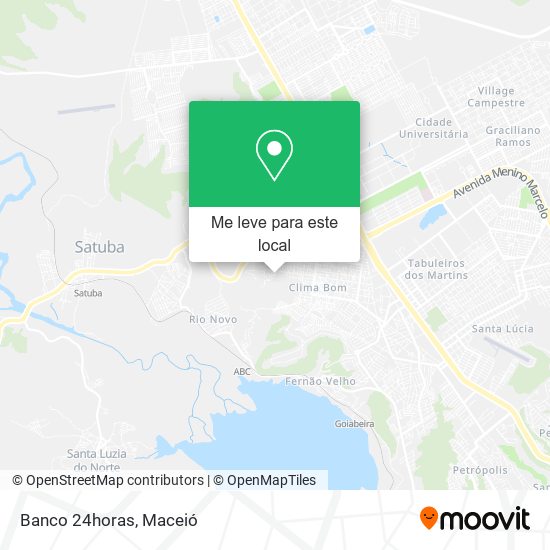 Banco 24horas mapa