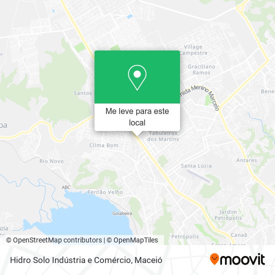 Hidro Solo Indústria e Comércio mapa