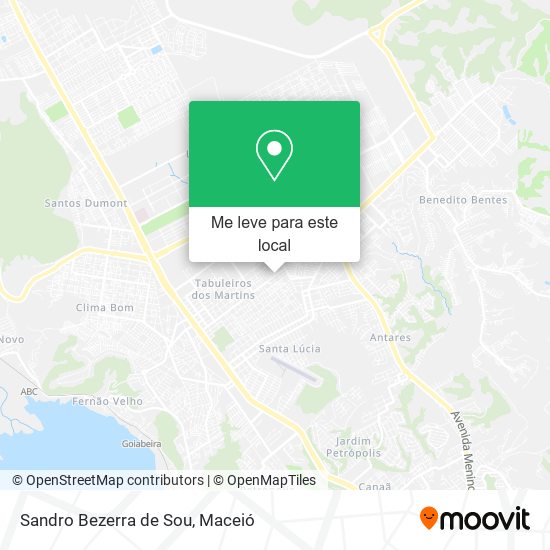 Sandro Bezerra de Sou mapa