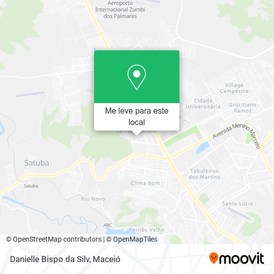 Danielle Bispo da Silv mapa