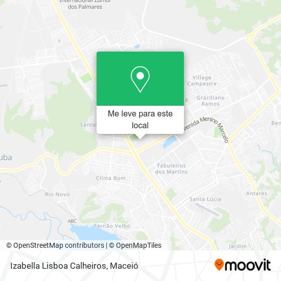 Izabella Lisboa Calheiros mapa