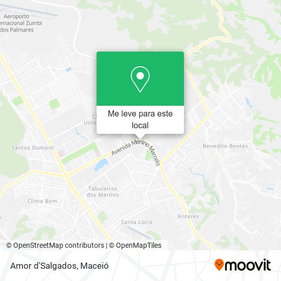 Amor d'Salgados mapa