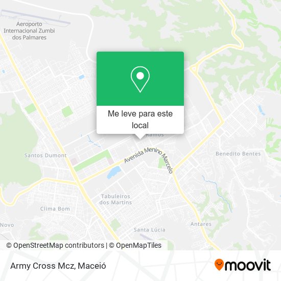 Army Cross Mcz mapa