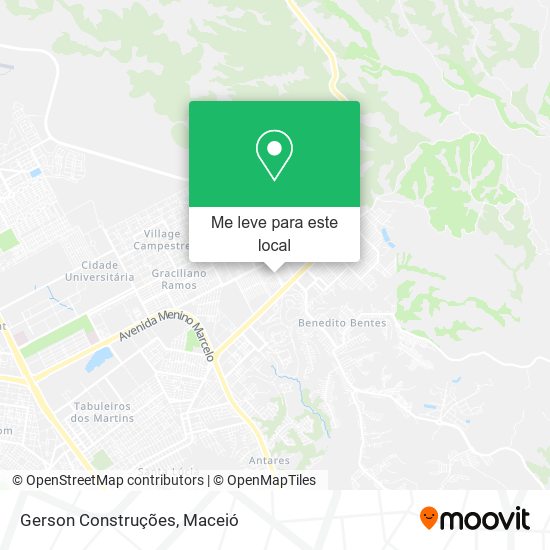 Gerson Construções mapa