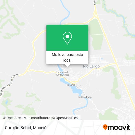 Corujão Bebid mapa