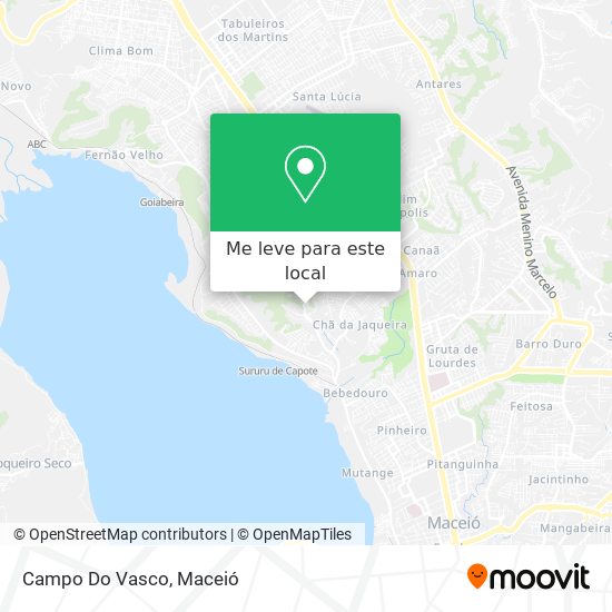 Campo Do Vasco mapa