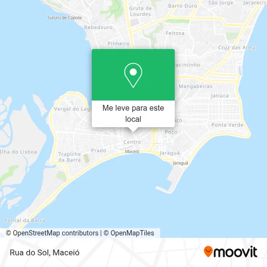 Rua do Sol mapa
