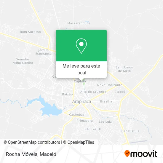 Rocha Móveis mapa