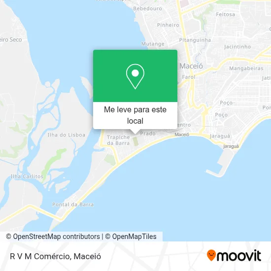 R V M Comércio mapa