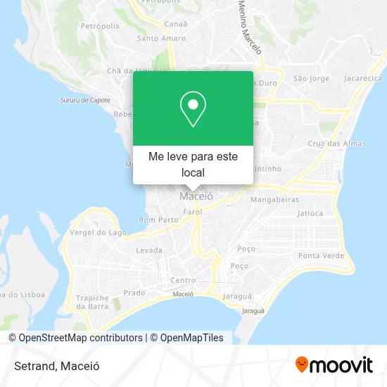 Setrand mapa