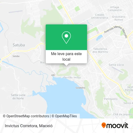 Invictus Corretora mapa