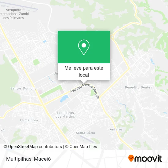Multipilhas mapa