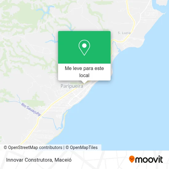Innovar Construtora mapa