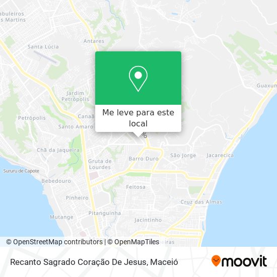 Recanto Sagrado Coração De Jesus mapa