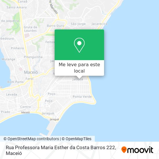 Rua Professora Maria Esther da Costa Barros 222 mapa