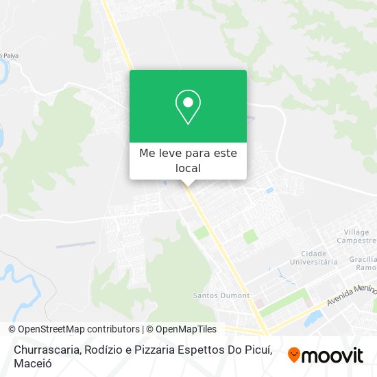 Churrascaria, Rodízio e Pizzaria Espettos Do Picuí mapa