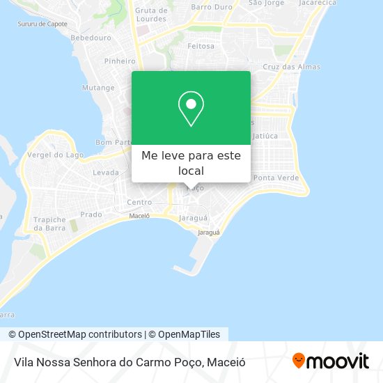 Vila Nossa Senhora do Carmo Poço mapa