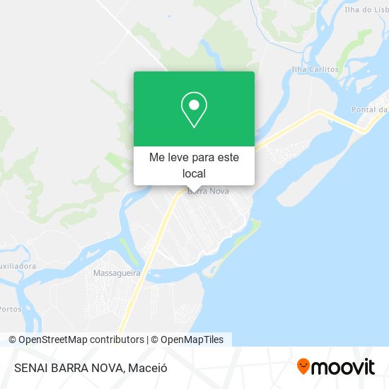 SENAI BARRA NOVA mapa