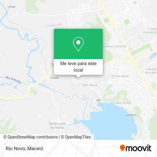 Rio Novo mapa