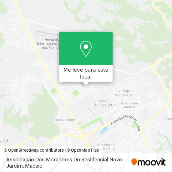 Associação Dos Moradores Do Residencial Novo Jardim mapa