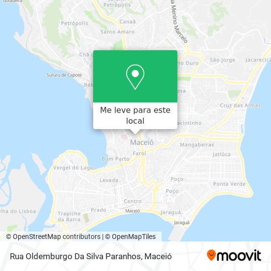 Rua Oldemburgo Da Silva Paranhos mapa