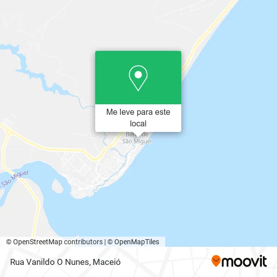 Rua Vanildo O Nunes mapa