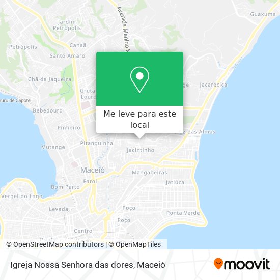Igreja Nossa Senhora das dores mapa