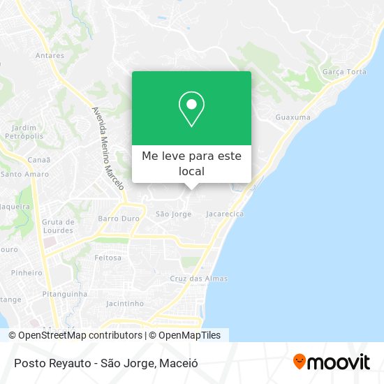 Posto Reyauto - São Jorge mapa