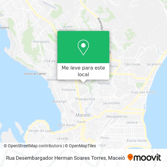 Rua Desembargador Herman Soares Torres mapa