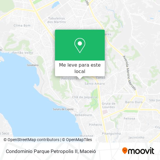 Condominio Parque Petropolis II mapa