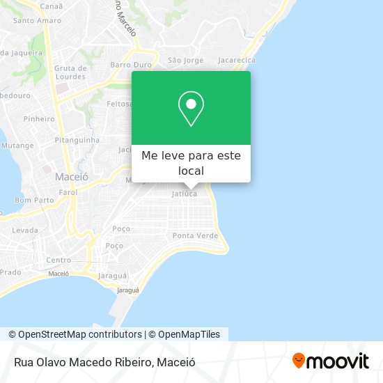 Rua Olavo Macedo Ribeiro mapa