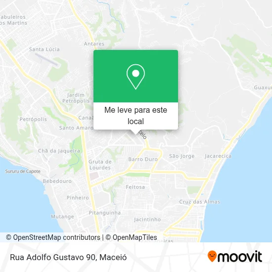 Rua Adolfo Gustavo 90 mapa