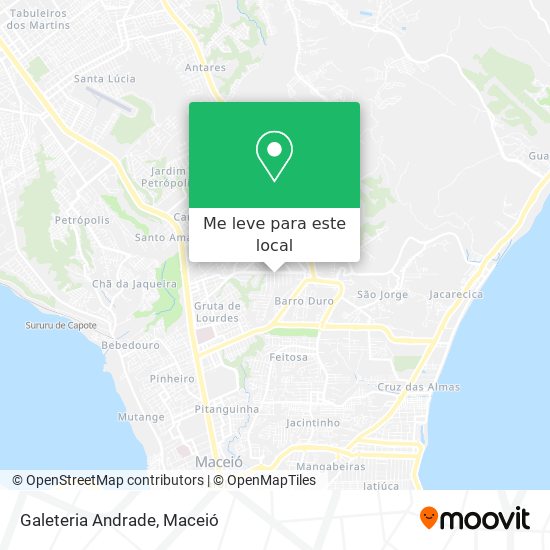 Galeteria Andrade mapa