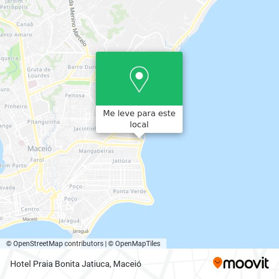 Hotel Praia Bonita Jatiuca mapa