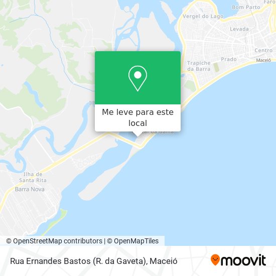 Rua Ernandes Bastos (R. da Gaveta) mapa